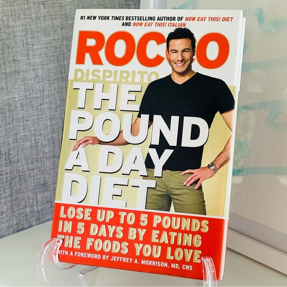 NEW The Pound A Day Diet Rocco DiSpirito Hardcover Book - Picture 1 of 6